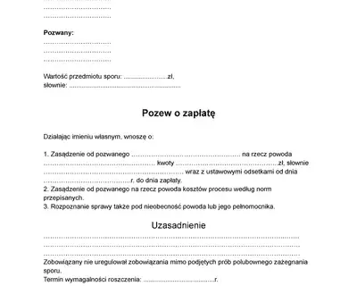 Jak napisać pozew o zapłatę i uniknąć błędów w procesie