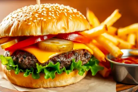 Ile kalorii ma hamburger? Zaskakujące różnice w kaloryczności!