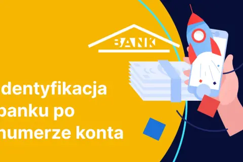 Identyfikacja banku po numerze konta. Jak sprawdzić, jaki to bank? Na ekranie telefonu rakieta startuje z banknotów.