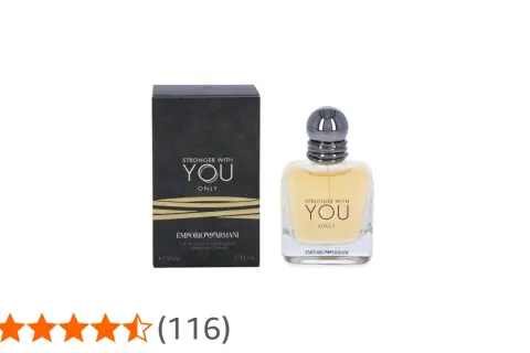 Perfumy Emporio Armani Stronger With You Only. Zestaw zawiera flakon i pudełko.