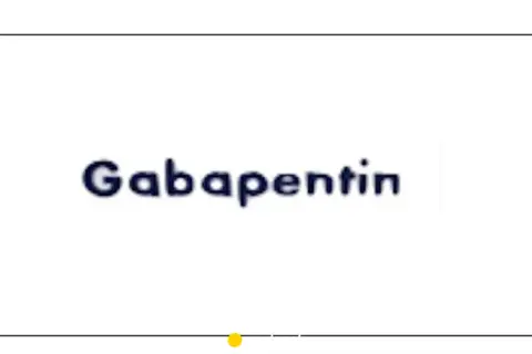 Napis "Gabapentin" na białym tle. Lek ten może pomóc w łagodzeniu bólu.