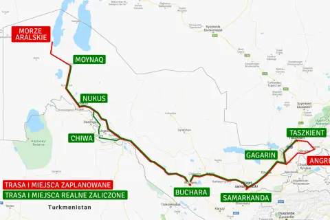 Trasa podróży po Uzbekistan: Morze Aralskie, Moynaq, Nukus, Chiwa, Buchara, Samarkanda, Taszkient. Zobacz te miejsca!