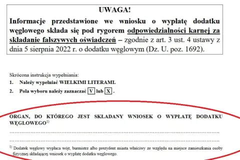 Dofinansowanie do węgla: gdzie złożyć wniosek i uniknąć problemów