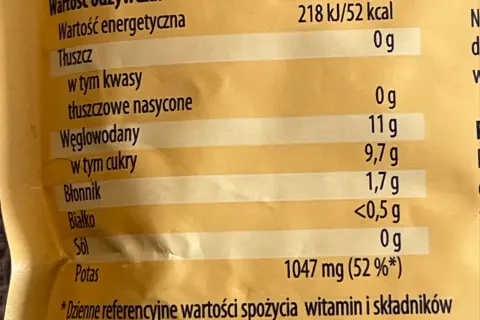 Ile kalorii ma mus owocowy? Sprawdź wartości odżywcze i porównaj z innymi przekąskami