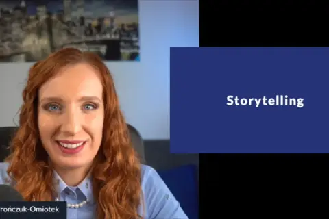 Anna Prończuk-Omiotek opowiada o storytellingu, kluczowym elemencie, jak zrobić webinar angażujący.