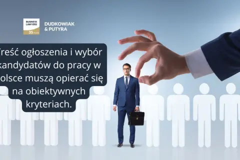 Ręka wybiera kandydata. Czy jednoosobowa działalność gospodarcza może zatrudniać pracowników? Treść ogłoszenia i wybór kandydatów do pracy w Polsce muszą opierać się na obiektywnych kryteriach.