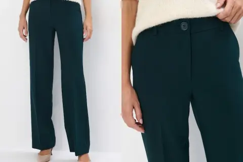 Butelkowe spodnie: Stylizacje, kolory, fasony. Jak je nosić modnie?
