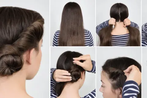 Tutorial de peinados cómodos: paso a paso para crear un recogido elegante y práctico.