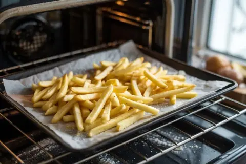 Idealna temperatura frytek z piekarnika: sekret chrupkości!