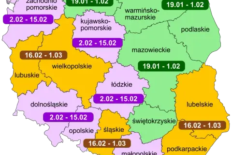 Kiedy ferie w Świętokrzyskiem 2026? Terminy i pomysły na zimę!