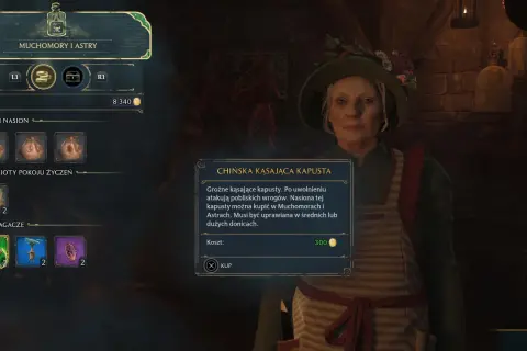 W grze Hogwarts Legacy kupujesz nasiona ślazu, by potem je hodować.