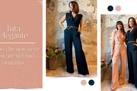 Tute eleganti nere e color carne, perfette per ogni occasione. Scopri cosa mettere sopra una tuta elegante per un look impeccabile.