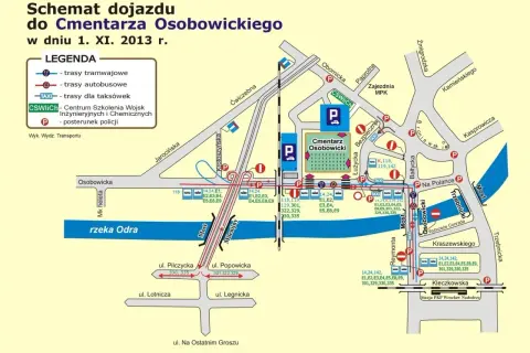 Jak dojechać na cmentarz osobowicki we Wrocławiu - proste trasy i wskazówki