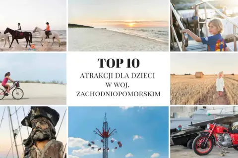 Jazda konna, rower, plaża i karuzela – to tylko niektóre z atrakcji dla dzieci w woj. zachodniopomorskim.