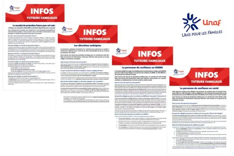 Des informations sur le mandat de protection future, les directives anticipées et la personne de confiance, dans le cadre d'un conseil de famille tutelle.