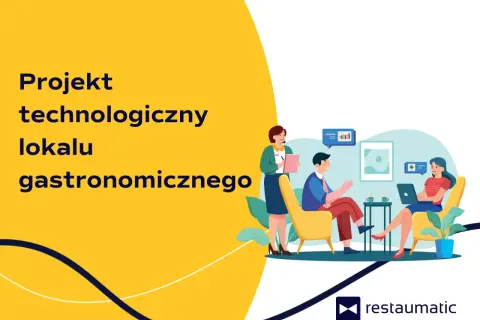 Projekt technologiczny lokalu gastronomicznego, wzór dokumentacji dla Sanepidu. Zespół omawia plany.
