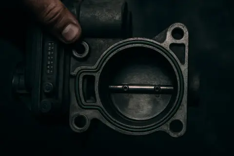 Brudna przepustnica w dłoni mechanika. Jak wyczyścić przepustnicę bez rozregulowania adaptacji?