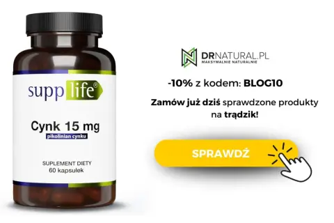 Suplementy na trądzik: cynk 15 mg w kapsułkach. Zamów już dziś i skorzystaj z -10% rabatu!