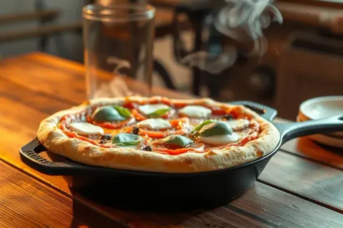 Jak odgrzać pizzę na patelni, by była chrupiąca i smaczna