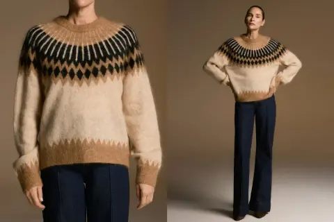 Czym jest sweter żakardowy? Odkryj sekrety i styl tego klasyka!