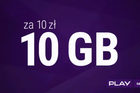 Czy 10 GB internetu to dużo? Oferta PLAY na Kartę: 10 GB za 10 zł.