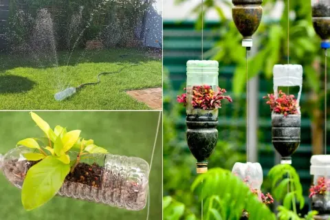 Plastikowe butelki: 20+ kreatywnych pomysłów DIY (ogród, dom, dzieci)