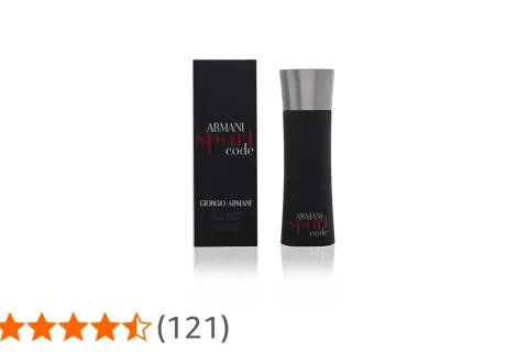 Czarny flakon i pudełko z napisem Armani Code Sport. Zapach dla mężczyzn, idealny na co dzień i do aktywności.