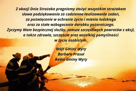 Krótkie życzenia dla strażaka: Dziękujemy za poświęcenie i bezpieczną służbę. Niech powroty z akcji zawsze będą szczęśliwe, a życie osobiste pełne zdrowia i pomyślności.