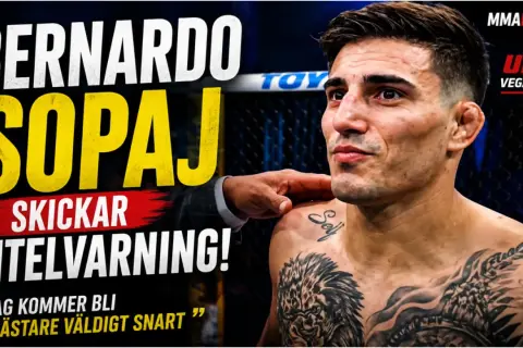 Bernardo Sopaj skickar en titelvarning! Han är redo att bli mästare snart.