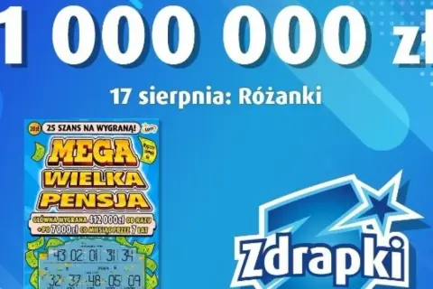 Jakie zdrapki najczęściej wybierają lottomilionerzy dla zabawy? "Mega Wielka Pensja" to jedna z nich, oferująca 25 szans na wygraną.