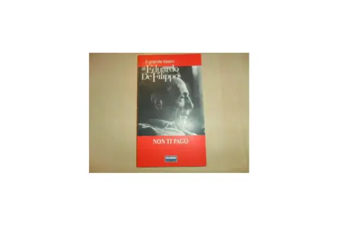 Copertina del libro "Non ti pago" di Eduardo De Filippo, parte della collana "Il grande teatro".