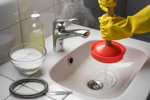 Czym odetkać zlew? Domowe triki, chemia, hydraulik poradnik