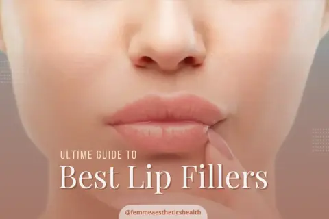 Primeros planos de unos labios voluminosos y definidos, resultado de un aumento de labios.