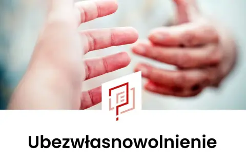 Dwie dłonie wyciągnięte ku sobie, symbolizujące pomoc i wsparcie w procesie ubezwłasnowolnienia.