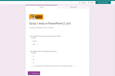 Jak zrobić quiz w PowerPoint i zaangażować uczestników prezentacji
