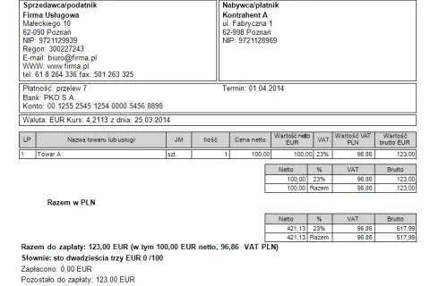 Przeliczanie faktur w euro na PLN: kursy VAT i PIT/CIT - poradnik