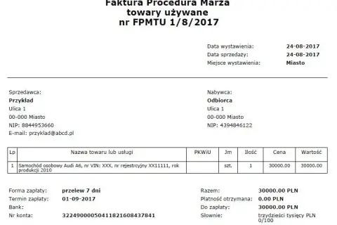 Czy można zwrócić samochód kupiony na fakturę VAT marża? Oto co musisz wiedzieć
