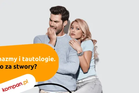 Para, przerażona tym, co usłyszała. Czy to fakt autentyczny błąd językowy?
