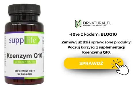 Suplement diety Koenzym Q10. Dowiedz się, z czym nie łączyć, by czerpać z niego jak najwięcej korzyści. Zamów z rabatem!