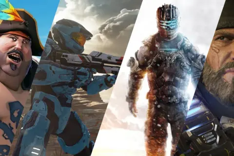 Piracki kapitan, kosmiczny żołnierz, przerażający cyborg i brodaty wojownik. Idealne do gry na dwa pady Xbox.