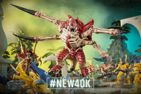 Potężny potwór z #NEW40K w akcji, walczący z Eldarami. Zobacz typy multi multi na dziś!