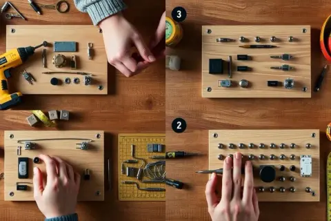 Tablica manipulacyjna DIY: Jak zrobić bezpieczną zabawkę?