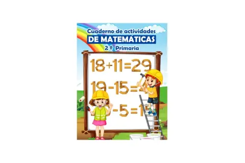 Niños resuelven problemas de repaso matematicas 2 primaria en un pizarrón.