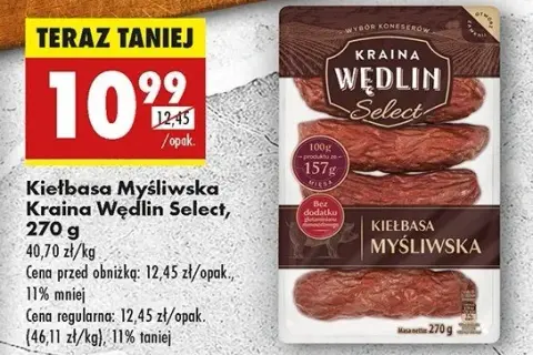 Kiełbasa myśliwska Kraina Wędlin: Czy to hit z Biedronki? Recenzja