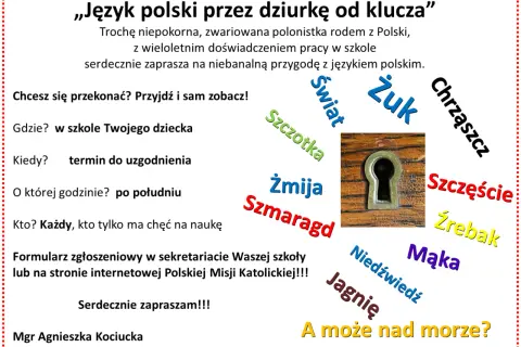 Nauka polskiego dla dzieci: przygoda z językiem polskim przez dziurkę od klucza. Zaprasza polonistka z pasją.