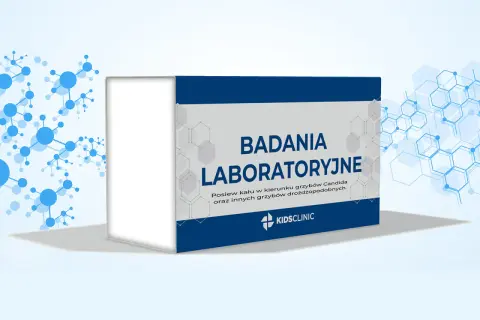 Badania laboratoryjne posiewu kału w kierunku grzybów Candida, pomocne w diagnostyce kandydozy.