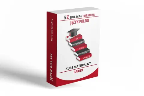 Pudełko z kursem "Język Polski" - jak przygotować się do matury z polskiego. Schody wiedzy: zapoznaj się, zrozum, zastosuj, zapamiętaj, zdaj.