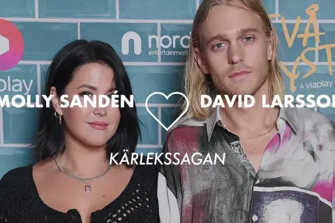 Molly Sandén och David Larsson i "Kärlekssagan".