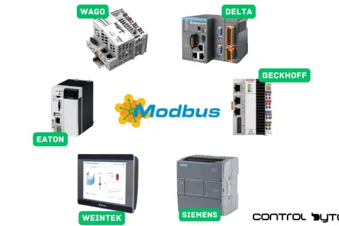 Urządzenia WAGO, DELTA, BECKHOFF, EATON, SIEMENS i WEINTEK, kluczowe dla sieci przemysłowych, współpracują z protokołem Modbus.