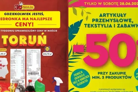 Biedronka promocja 50 na artykuły przemysłowe - brak aktualnej oferty